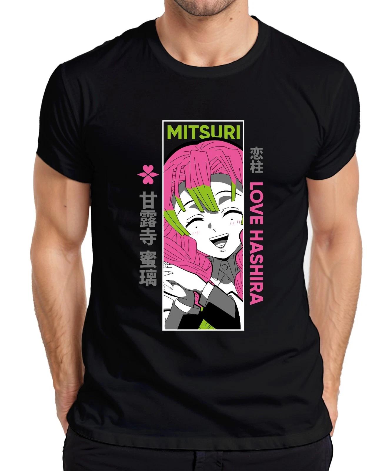 Mitsuri Love Hashira Demon Slayer Anime Geschenk Otaku kawaii Herren T-Shirt XXXXL