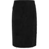 Women's H-Line Rabbit Hair Blend Straight Skirt
