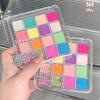 16Color Eye Shadow Plate Eyeshadow Girl Beginner Makeup Tray Sculpture Highlight Cosmetic For Girls Accessories Cosmetic