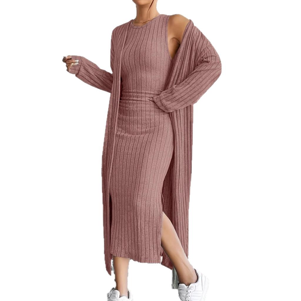 2025 European and American Cross-border Amazon, New Women's Fashion and Elegance, Coat, Dress, Plain Suit