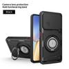 Supporto Magnetico per Auto Compatibile Custodia Protettiva Armor Per ZTE Blade A56 Supporto ad Anello Rotante a 360° Copertura Protettiva Anti-Caduta con Copri Obiettivo Scorrevole