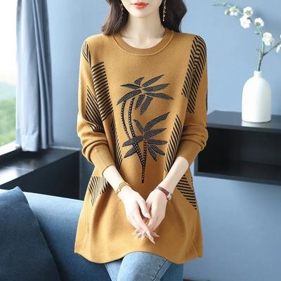 Sweater for Women Autumn Winter Thickened Pullover Warm Knitted Stretchy Long Sleeve Oversize Jumper Tops