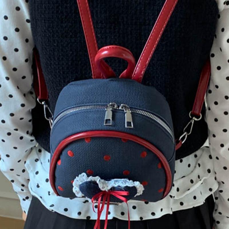 Exquisite mini backpack, new trend niche love ballet girl travel backpack