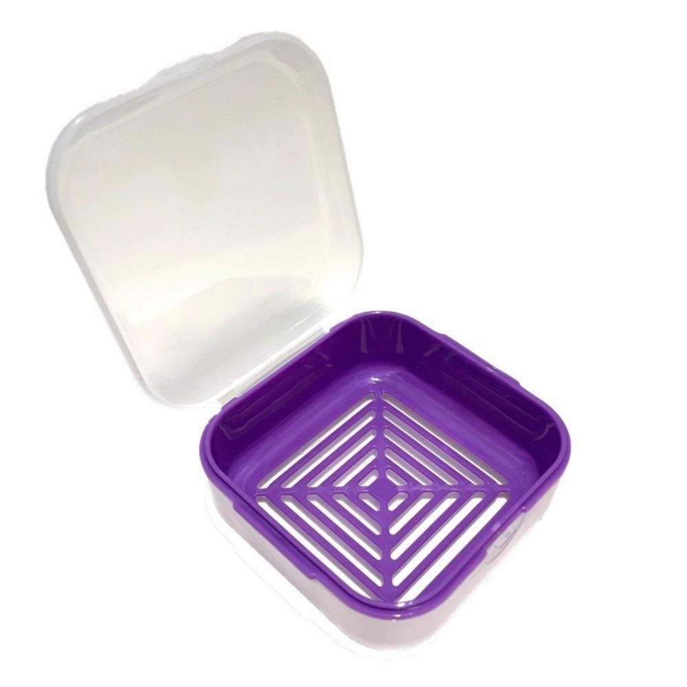Double-layer Travel Soap Box Drainable Design Soap Case Portable Soap Container