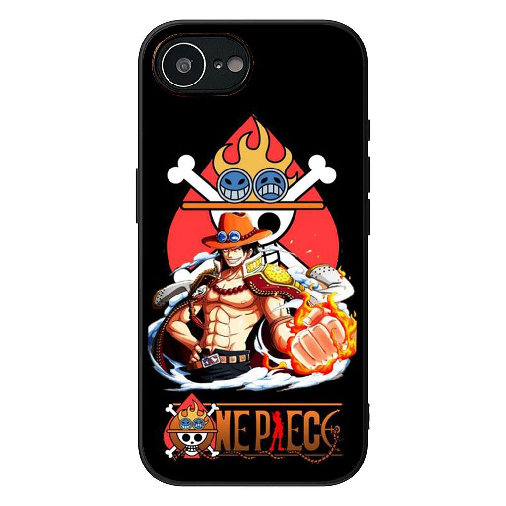 

Cover for Samsung Galaxy S25 S24 S22 S23 FE Ultra Plus A56 A05 A06 A15 A16 A55 S7 Edge + Case Luffy One Piece Portgas D Ace Galaxy S25 Ultra