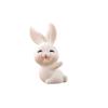 White Rabbit Mini Ornaments Resin Mid-Autumn Festival Desk Figurines New Micro Landscape Decor  DIY