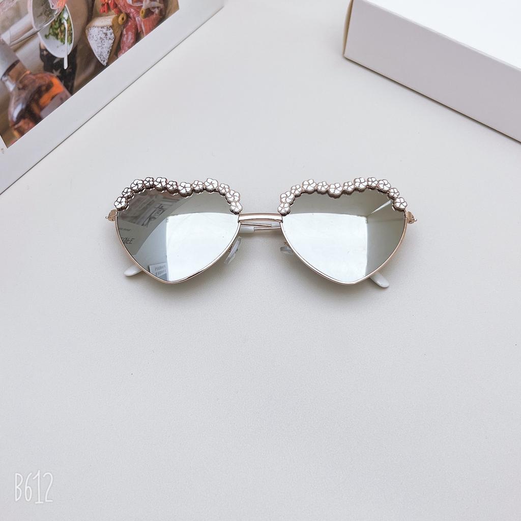 Fashion Cute Children'S Sunglasses Love Trend Sunshade Eye Protection Sunscreen Boys And Girls Glasses