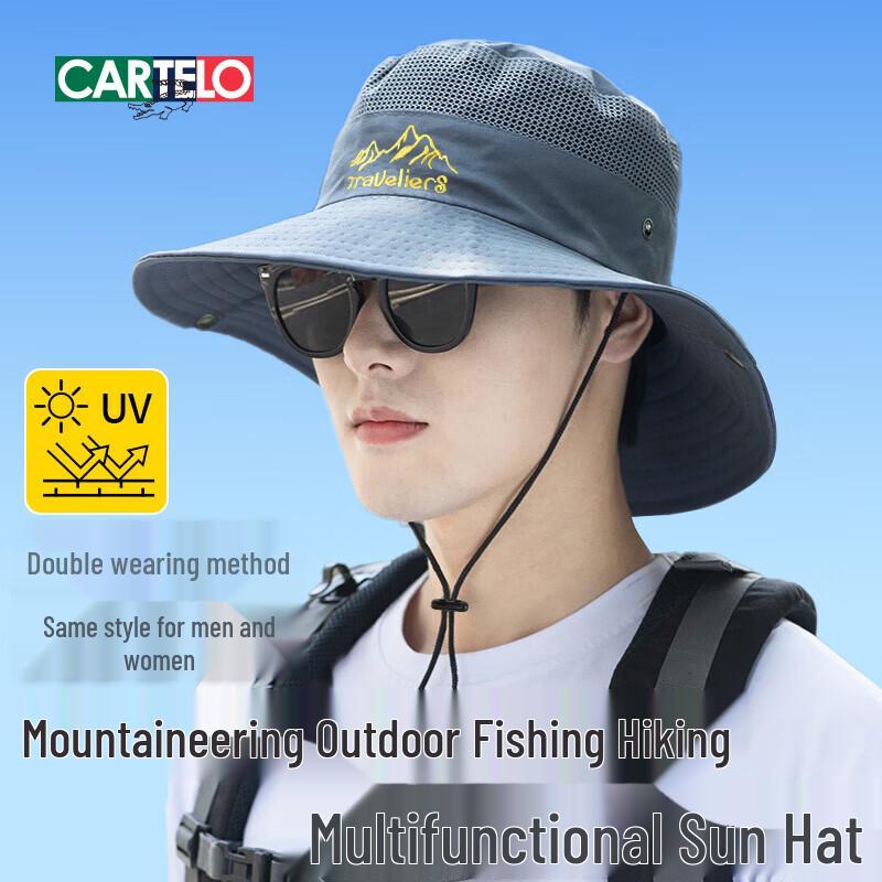CARTELO Unisex Wide Brim Outdoor Sun Hat