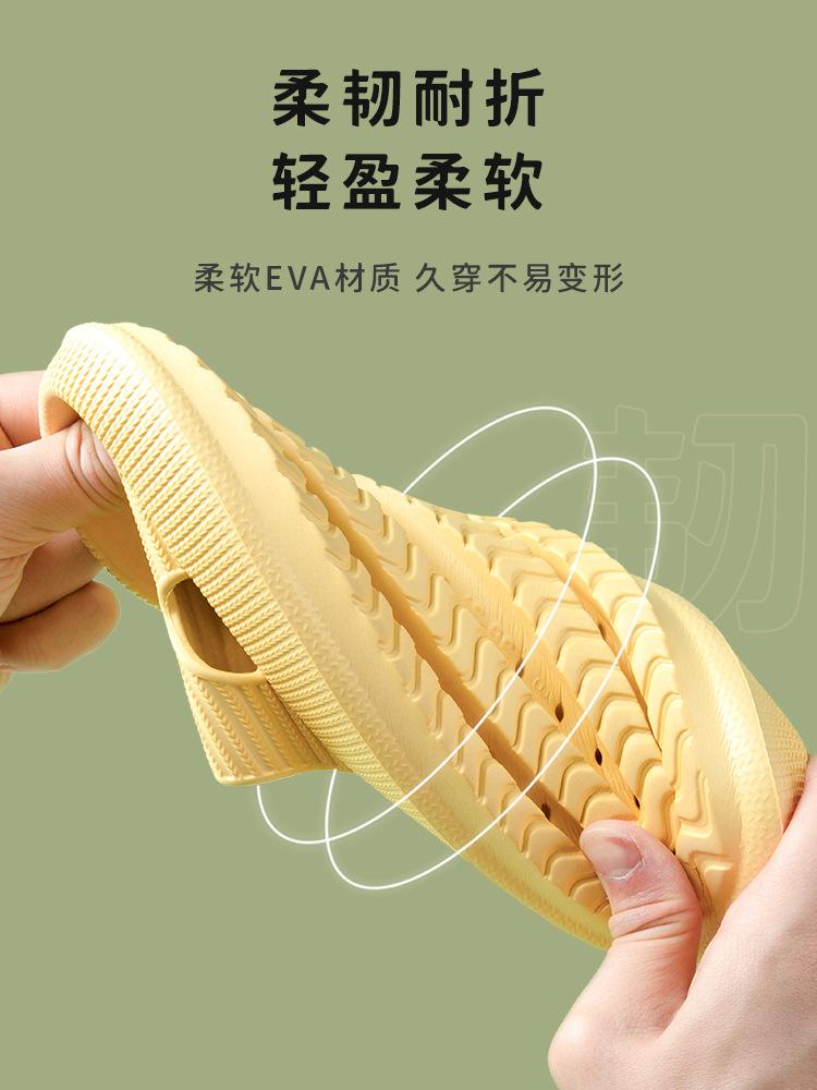 Slippers women's summer new wear non-slip bathroom bath couple thick bottom home men sandals home
