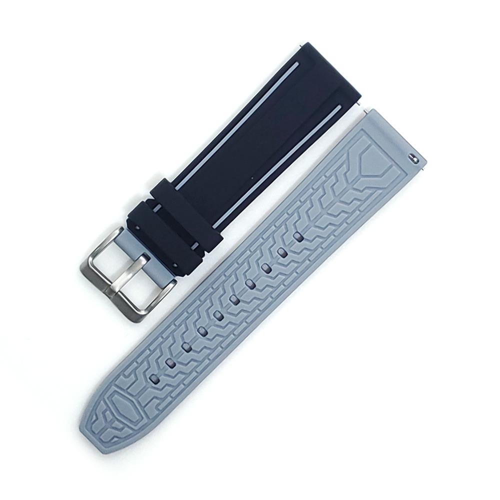 20mm 22mm 24mm Silicone Rubber Strap For Ticwatch Pro 5 Watch Band For Ticwatch Pro 3 Ultra GPS LTE/GTX/GTH 2/E3 Wristband