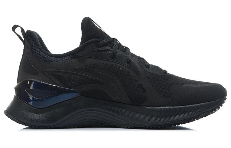 Li Ning YueYing Element Textile, Synthetic Leather Cushioning Slip Resistant Abrasion Resistant Low top Running Shoes ARHR223-5