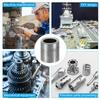 PATIKIL M6 Stahl-Abstandshalter 12 Stück Metall-Abstandshalter Stahl 6mm Innendurchmesser x 9mm Außendurchmesser x