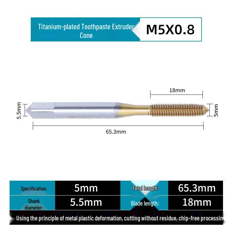 Aokewen M5*0.8 Extrusion Tap