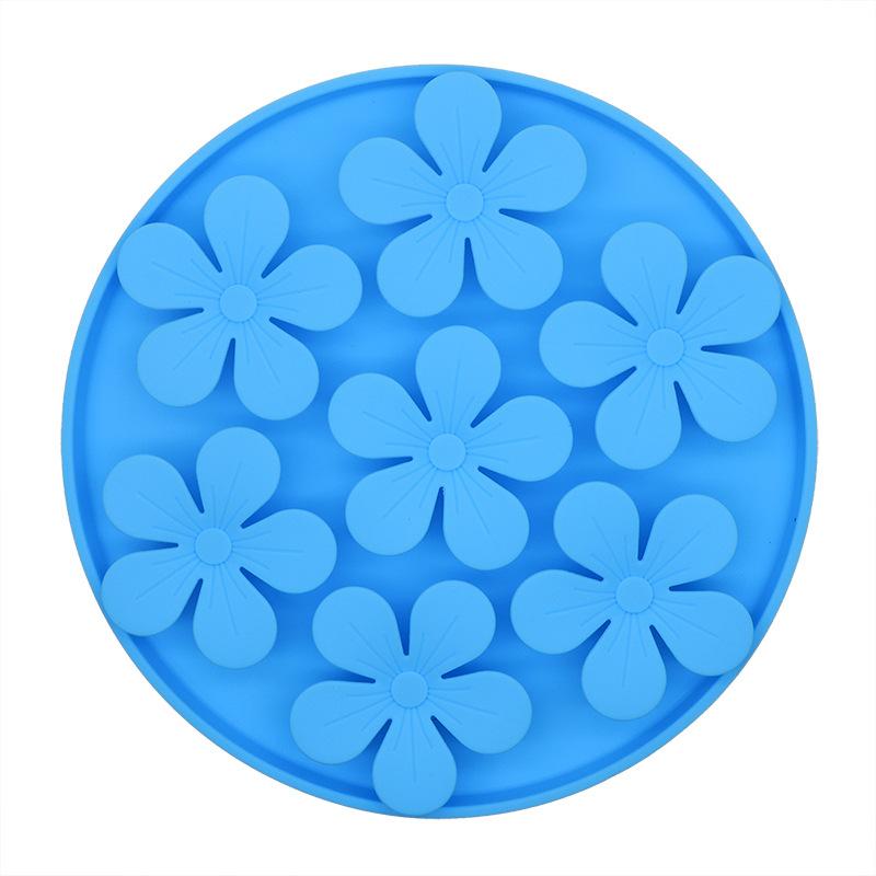 Pet silicone licking pad suction cup dog feeding pad pet anti choking sniffing slow feeding pad