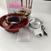 Electric Hot Chocolate & Cheese Fondue DIY Set with Qiaolezi Crispy Cheese Melting Pot