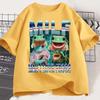 MILF Man I Love Frogs Funny Frog Meme Graphic T Shirt Vintage T-shirts Women Short Sleeve T-shirt Graphic T Shirts