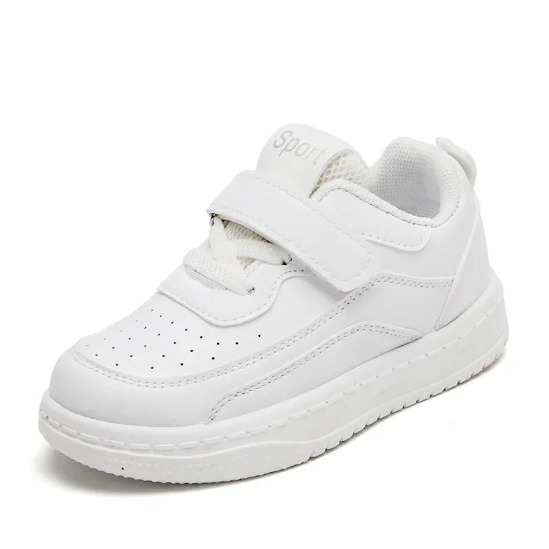 

Minimal Design Solid Color Children s Formal Board Shoes Boys Girls Outdoor Round Toe Non Slip Fashion Sewing Thread Hook Loop 38