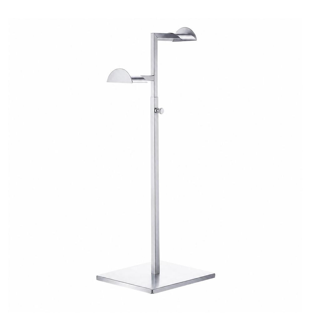 Long-Lasting Stainless Steel Bag Display Stand Stable Freestanding Handbag