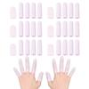 Silikon-Fingerlinge für rissige und spröde Schutzhüllen für verstauchte Wertpackungsfinger, Finger, (40, Weiß)