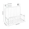Home Metal Grid Storage Basket Bedside Caddy for Pantry,Bathroom Easy To Install
