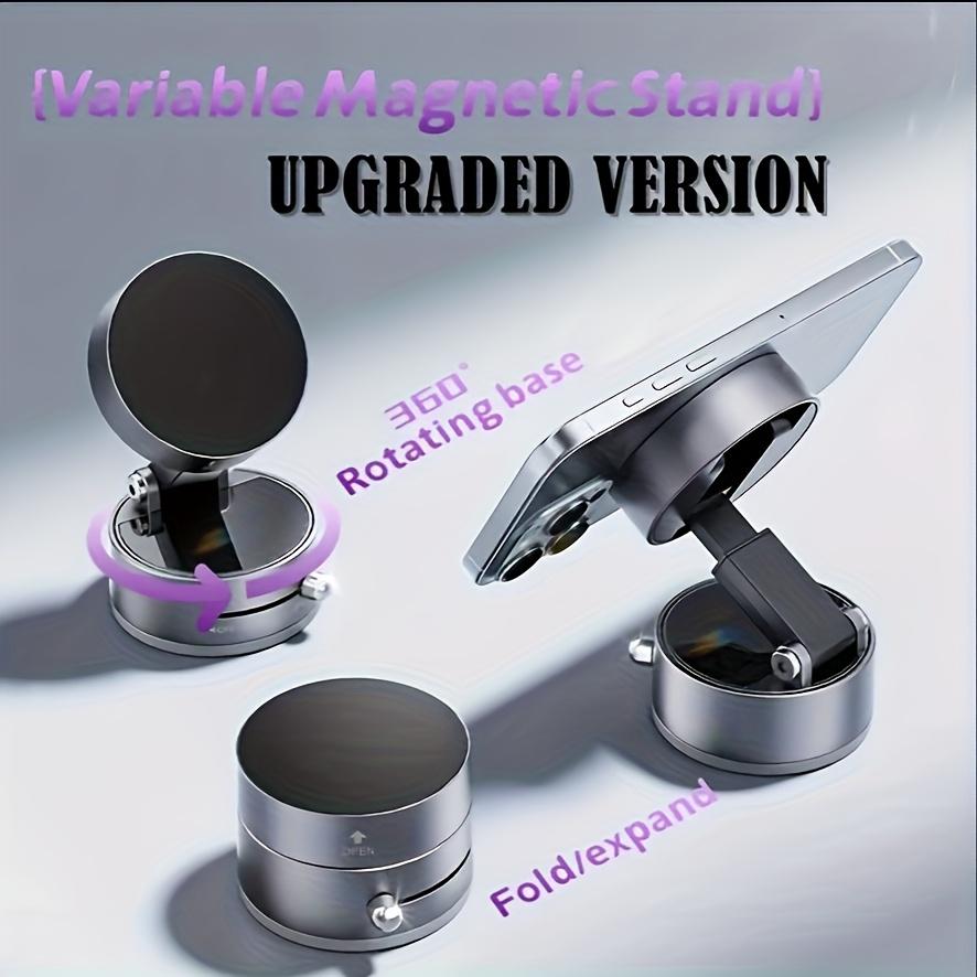 Home and Car Dual-Use Magnetic Lazy Phone Holder with Vacuum Suction Cup, Extendable Folding Portable Multi-Function Stand