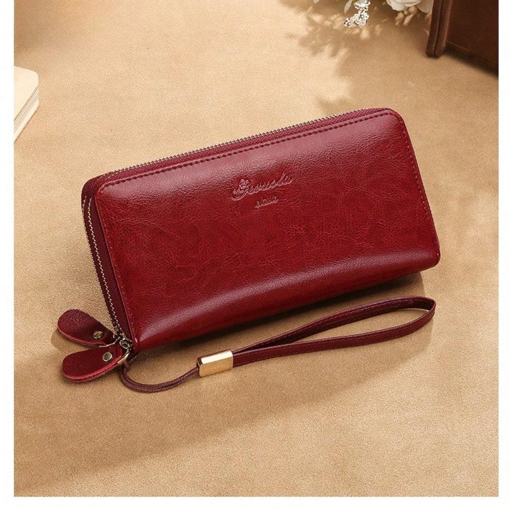 Long Wallet, Women's Hand Wallet, Card Bag, Integrated Large-capacity Double Zipper Wallet, Mobile Phone Bag