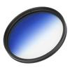 67mm Gradient Color Filter for and Fuji Camera SLR Lens Gradient Gradient Color Lens Filter Canon, Nikon, Olympus, Lenses, Filter, (Blue)