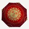 Golden Sun Mandala Tapestry: Bohemian Wall Hanging for Home DecorUmbrella, Portable 3-Fold Umbrella for Men & Women,Christmas Gift ES177