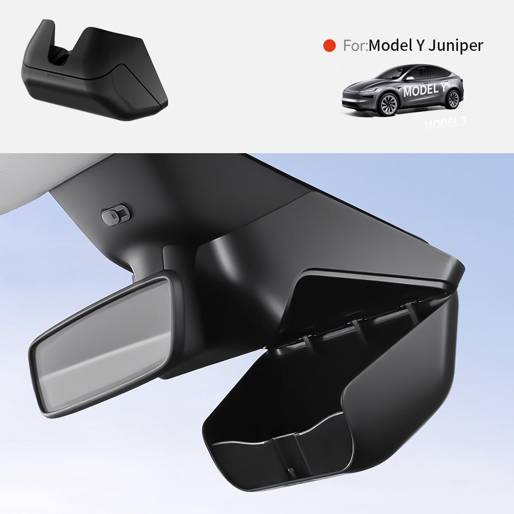 YZ Car Sunglasses Holder Glasses Frame for Tesla Model Y Juniper 2026 Anti-scratch ABS Storage Holder Glasses New Accessories