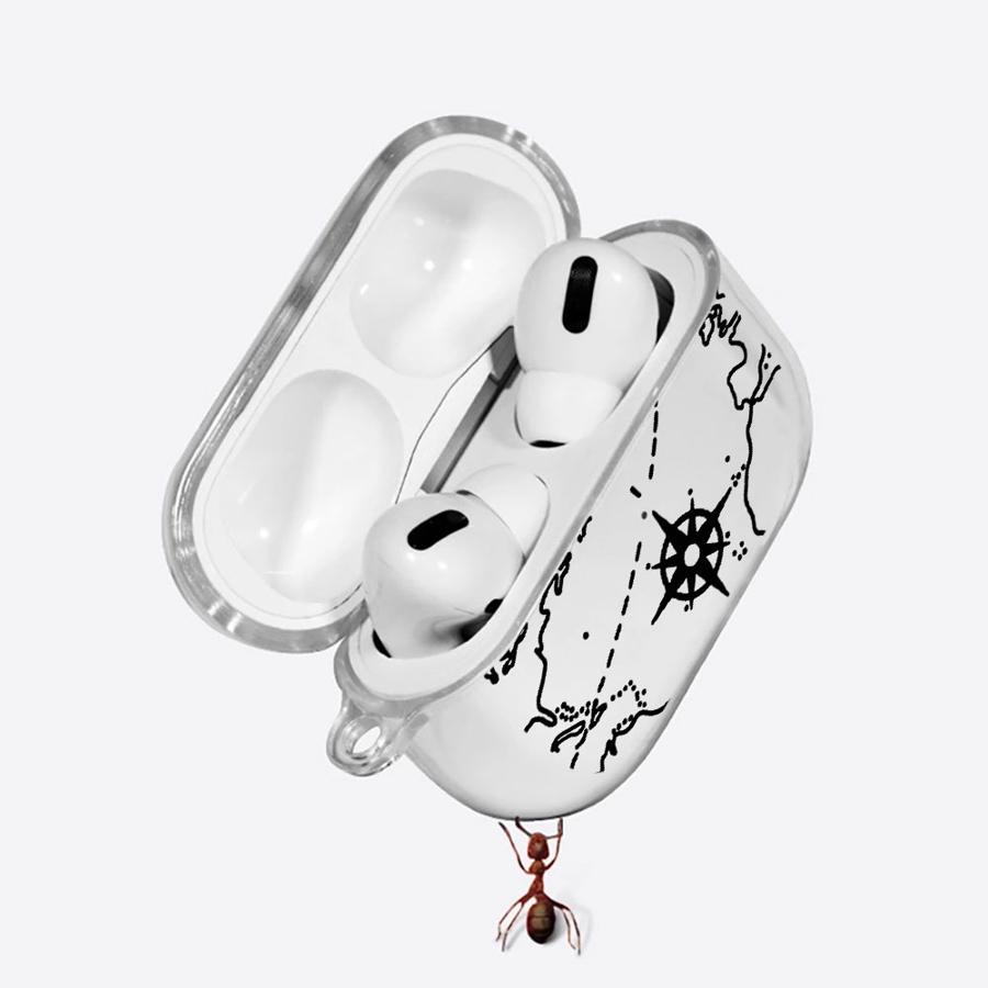 World Travel Airplane Clear Earphone Cases Cover Case For Airpods 2 3 4 Pro3 Pro Pro2 1