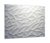 GLASS PROTECTIVE PLATE FOR STOVE 60x52 WHITE