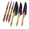  Pen Set Calligraphy Writing Drawing Quill Dip Kit Vintage Art Craft Collection