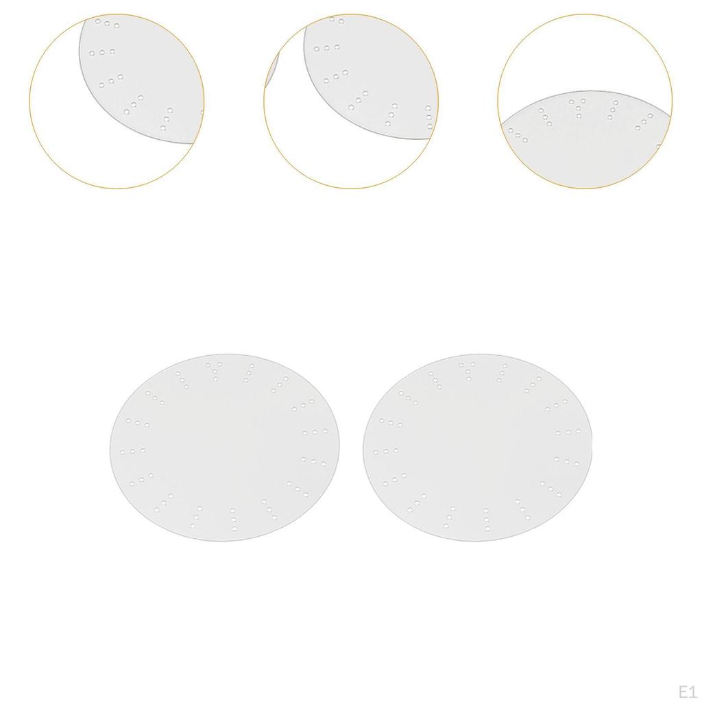 2er-Pack Klare Kranzvorlagen für DIY-Blumenprojekte