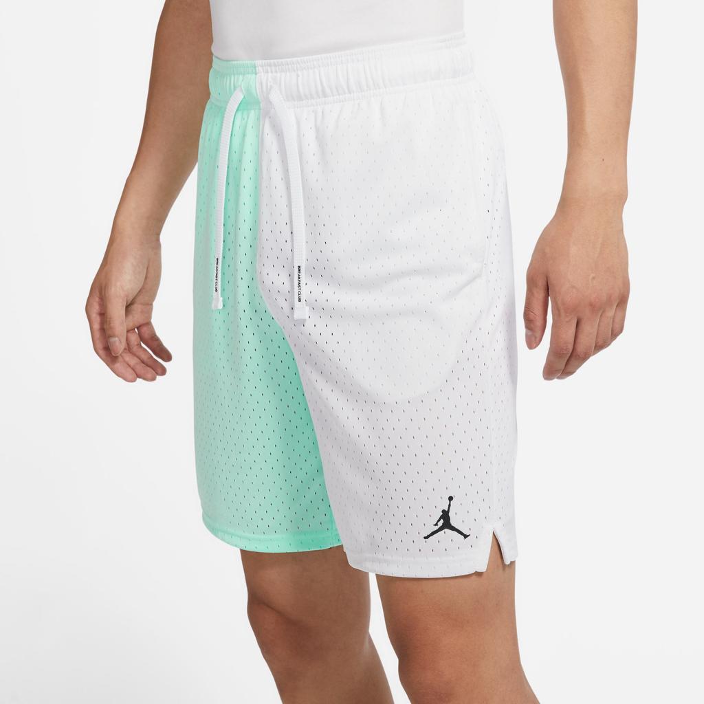Jordan Spliced Logo Print Loose Drawstring Casual Shorts Men Bottoms Mint-Green DV5030-379