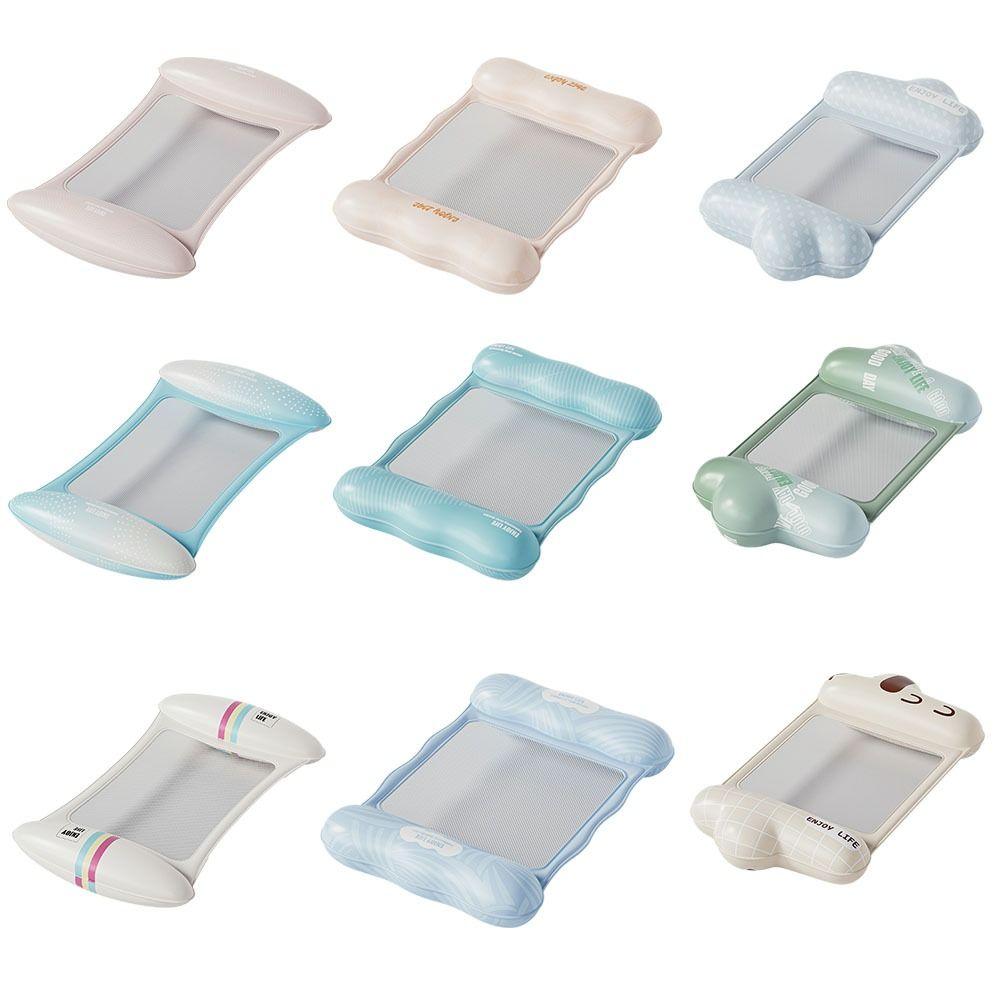 Mesh Seat Pool Float Floating Raft Pool Lounger Float Durable Adults Swimming Float Bed