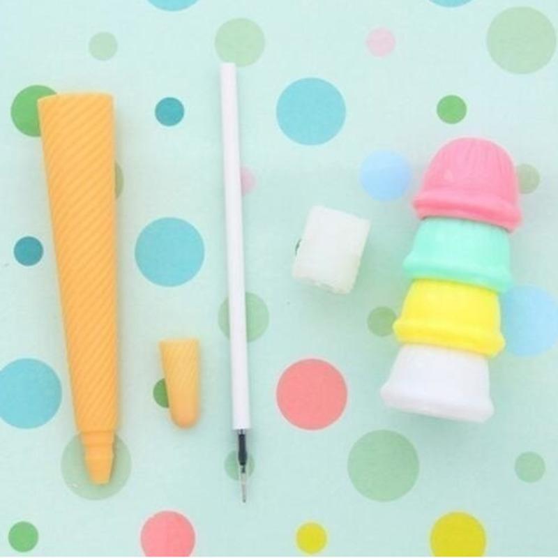 1 Piece Stationery Cute Sweet Ice Cream Lovely Candy Gel Pens School Officel Supplies Gift