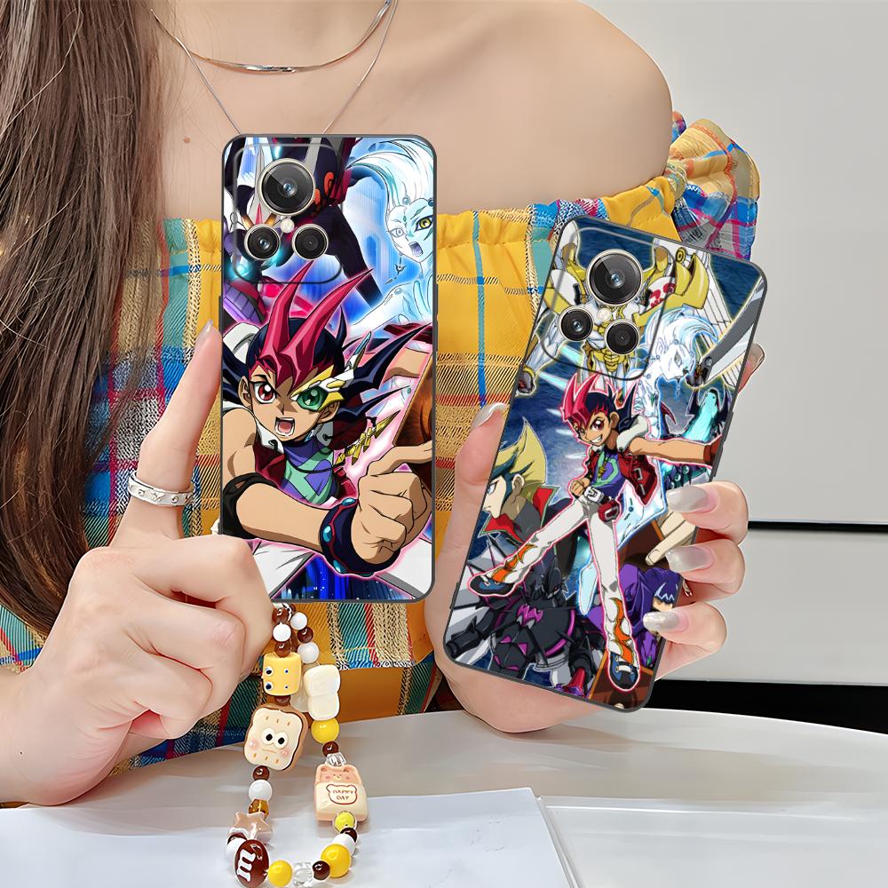 Yugioh Yuma Tsukumo Mobile Phone Case for Realme 15 14 13 12 11 10 9 Pro Plus T i Lite 5G Colorful Printing Cover Cover Luxury