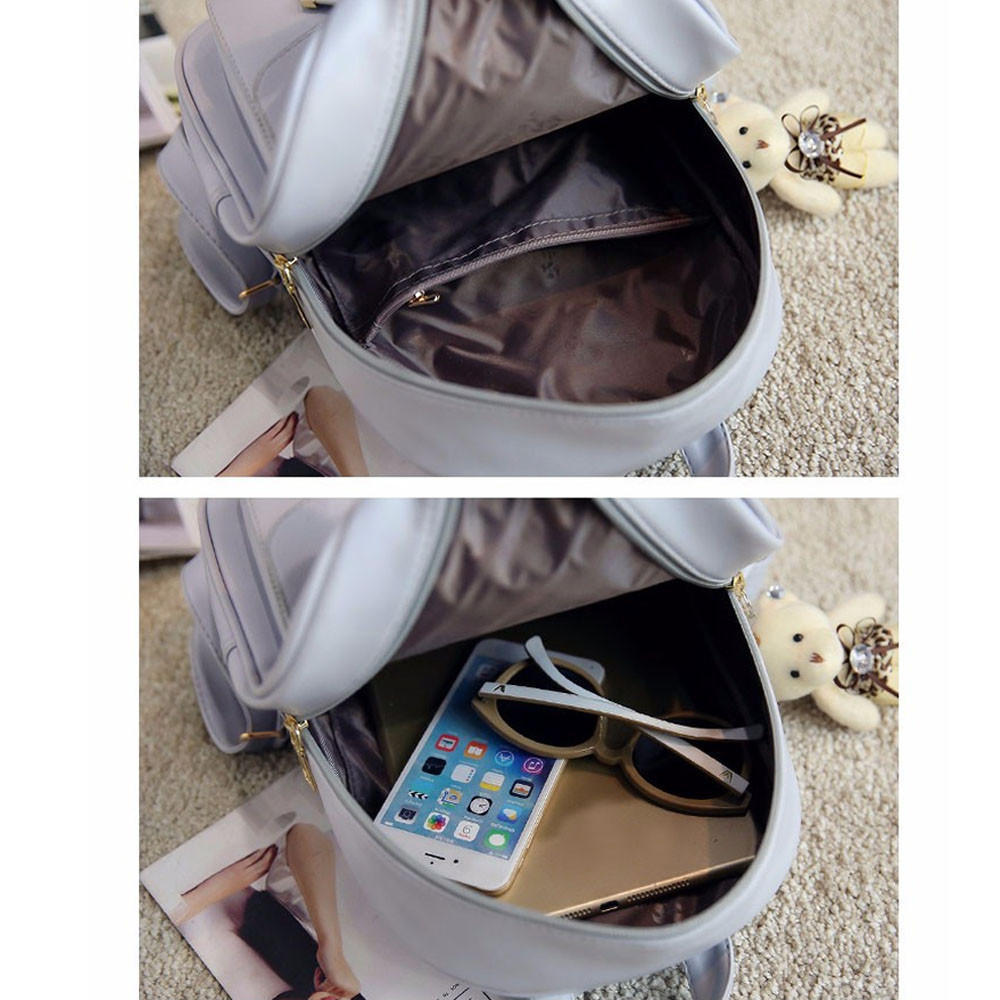 Cheap Women Four Sets Backpack Handbag Shoulder Bags Four Pieces Tote