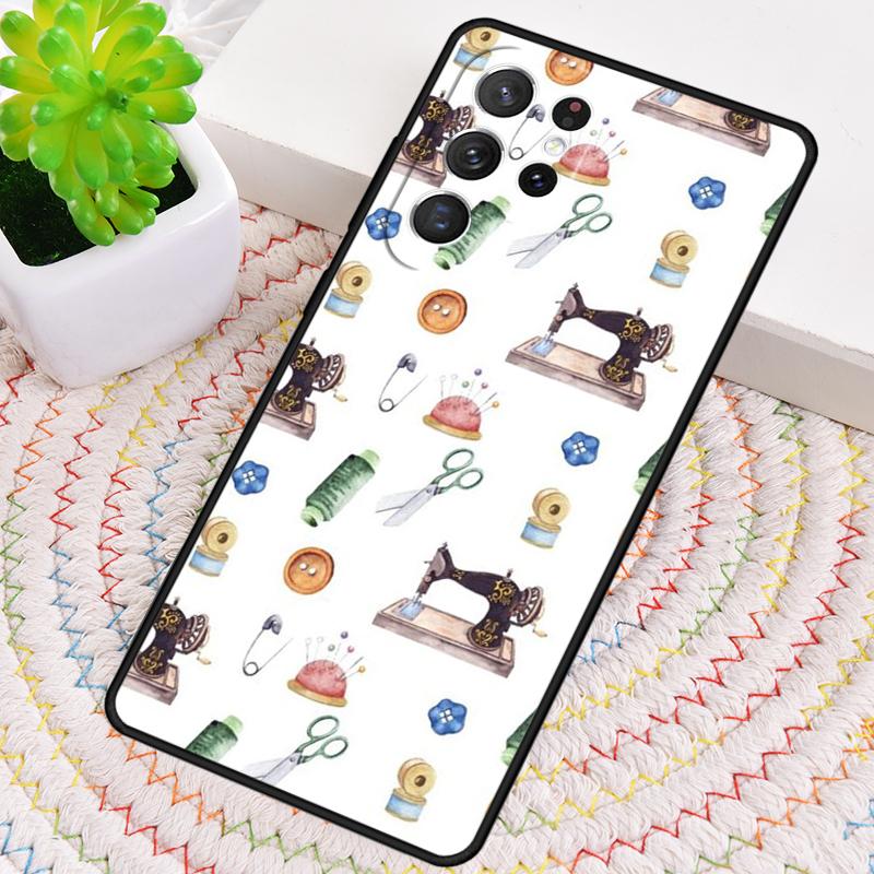 

Чехол для телефона из ТПУ с принтом швейной машины Для Samsung Galaxy note 10 pro S26 S25 S24 S23 S22 Ultra Plus S21 FE S20 Ударопрочный чехол Galaxy S22+ 5G