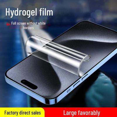 Apple 15/15 Pro/15 Plus Hydrogel Screen Protector - Full Coverage, Soft, HD
