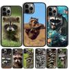 Raccoon Unique Design Phone Case For iPhone 17 Air 13 12 14 15 16  Cover For Apple 14 15 16 Pro Max Plus Coque