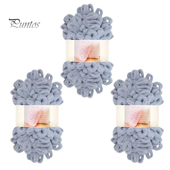 

3 рулона пряжи для вязания на пальцах пряжа для вязания крючком не нужна пряжа пушистая пряжа для вязания на пальцах для начинающих опытных мастеров одеяла для самостоятельного вязания шарфы серый