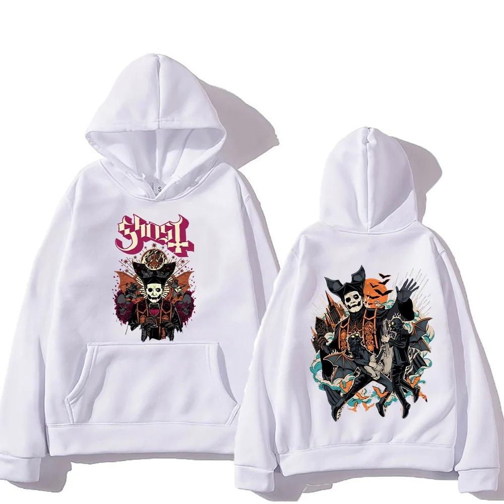 Ghost Music Band Autumn Winter Printed Men's Hoodie Brand Hoody Y2K Clothes Vintage Fashion Casual Unisex Long Sleeve Pullovers