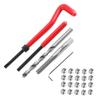 25pcs Thread Repair Insert Kit Compatible Hand Tool Set for Auto Repairing M6 X 1.0 X 8.0mm