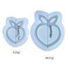 Epoxy Resin Shaker Peach Silicone Molds Fruit Resin Molds for Pendant Keychain