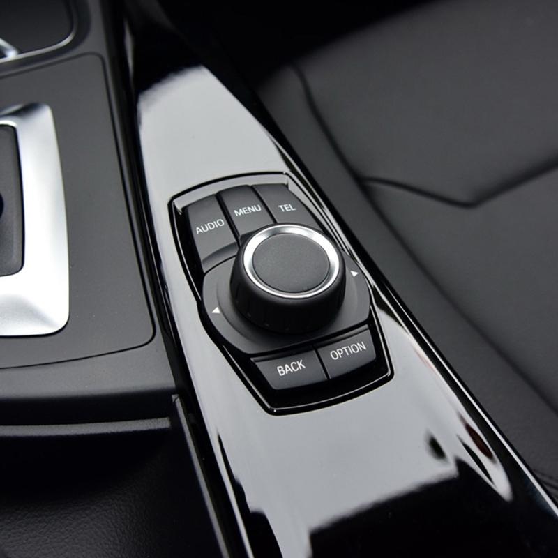 Premium ABS Center Console Sticker For F30 F34 4 F32 F36 2013-2017 Car Interior Multimedia Panel Cover Trim