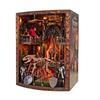 Fantasy Miniature Scene Puzzle | Boxed Displaydisplay piece, Wooden with bulb ribbon, for