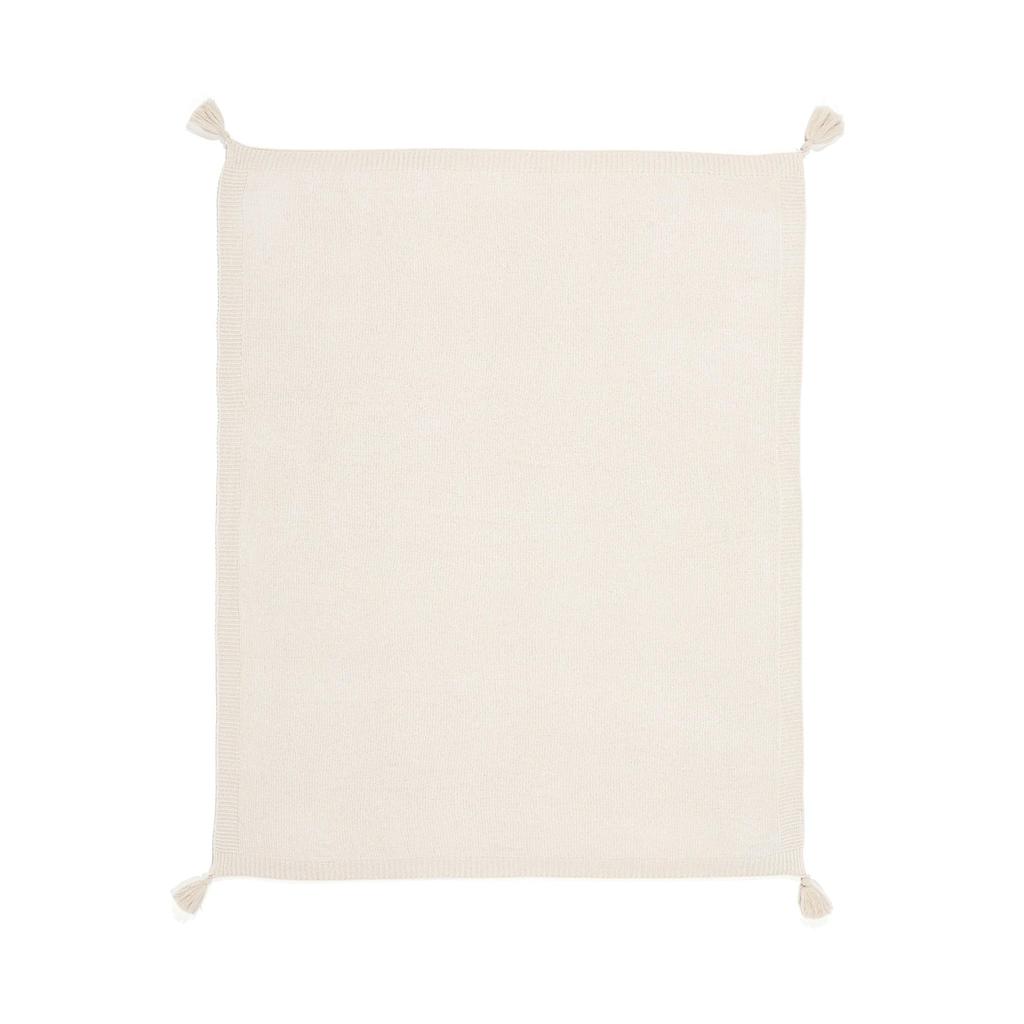 Francfranc Shirley Throw (170cm x 130cm) Ivory Blanket/Half Blanket