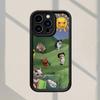Creative Cat and Dog Pattern Phone Case Suitable for iPhone 17 16 15 14 13 12 11 Pro/Max/Plus Anti Drop and Shockproof