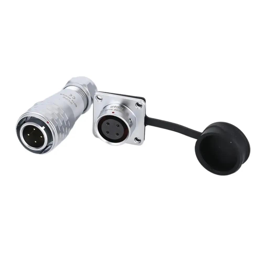 WEIPU SF16 SF1610 SF1613 M16 Waterproof Connector IP67 Power Electrical Adapter Panel Mount PCB Soldering 2 3 4  5 7 9Pin 10Pin